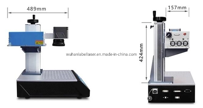 Buil-in Air Cooling 355nm 3W 5W UV Qr Code Laser Marking Machine for Metal Nonmetal IC Components Charger Cable