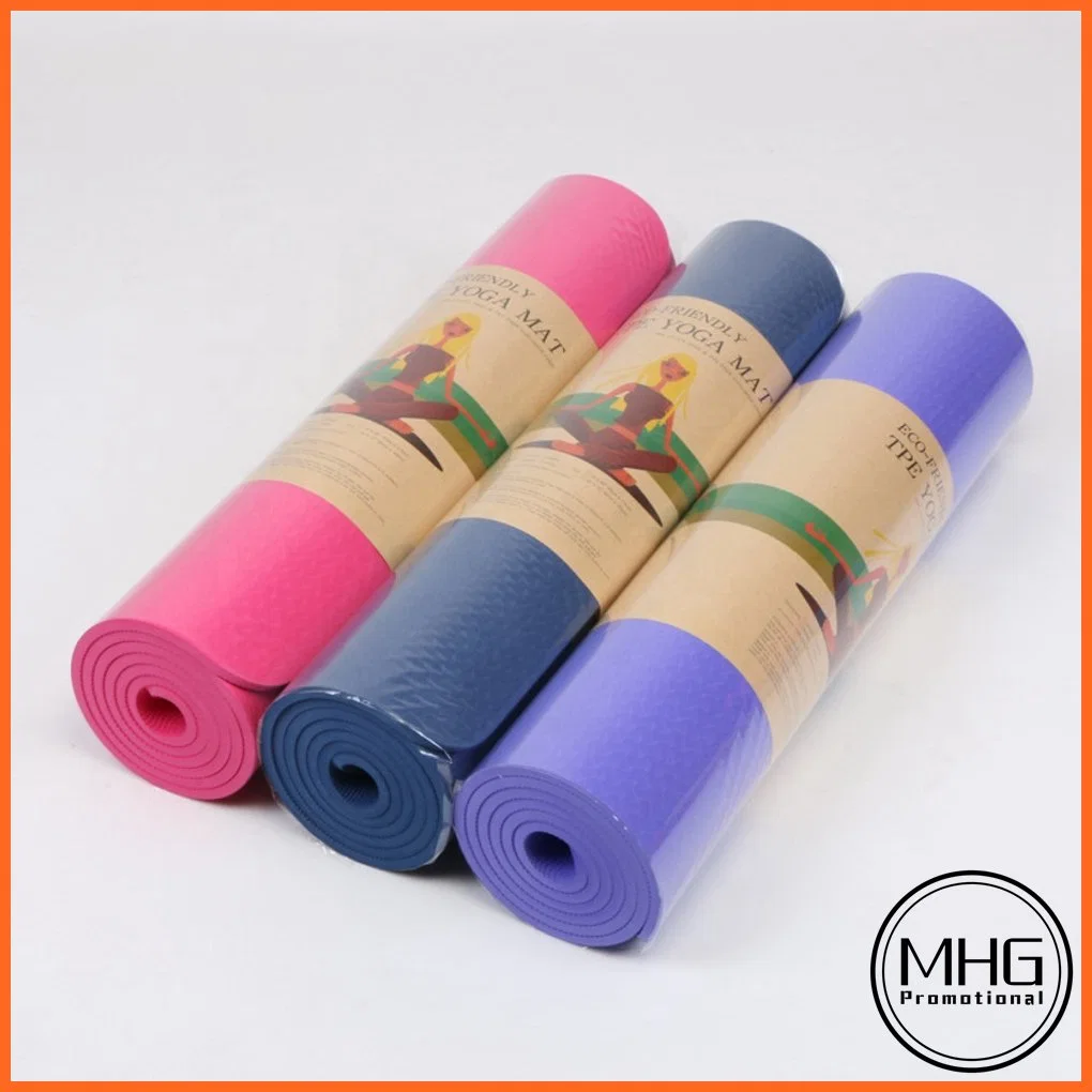 Eco Friendly TPE Yoga Mat Fitness Equipment