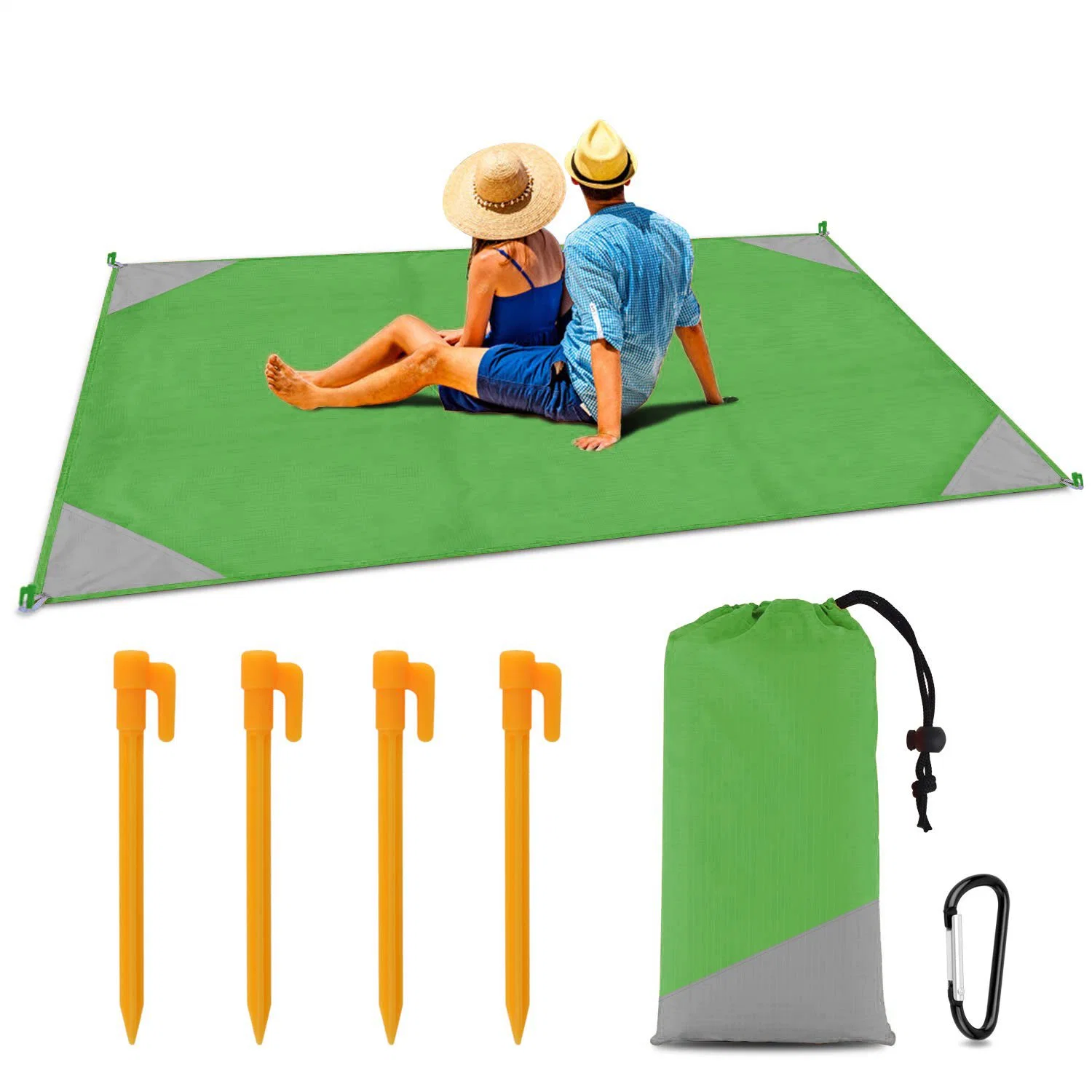 Popular Products Waterproof Beach Blanket Outdoor Custom Sand Free Mat