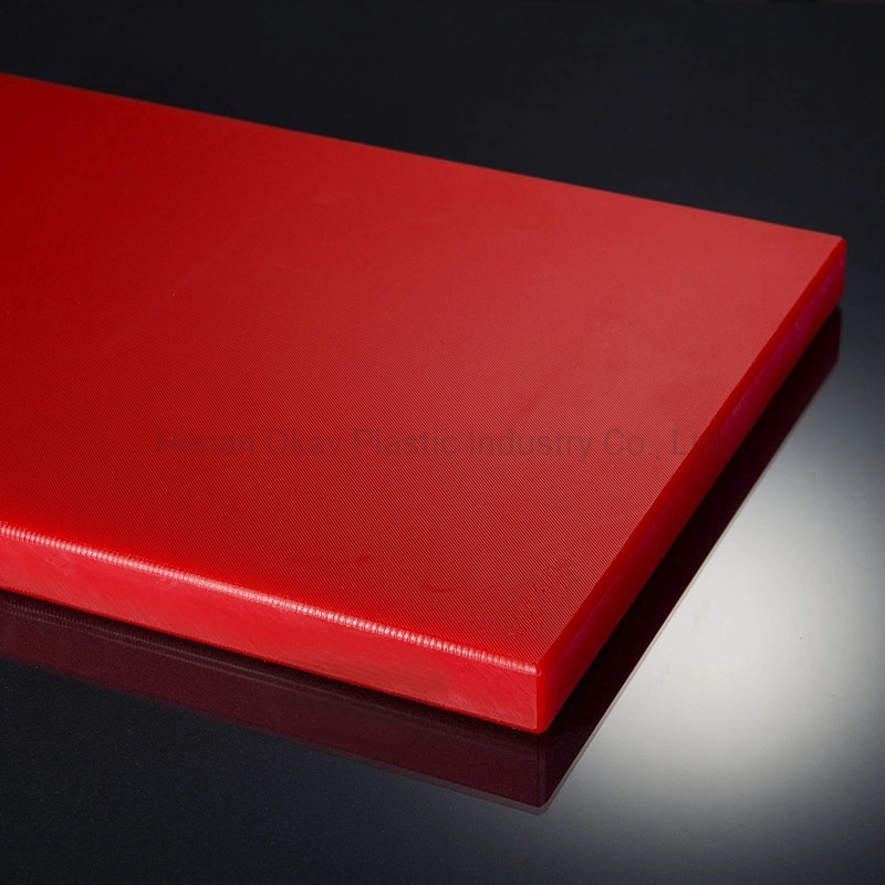 Best Polyethylene HDPE Red Thick Cutting Board for Meat