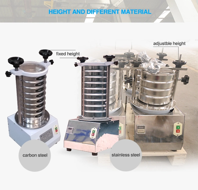 Mecánica Eléctrica prueba de laboratorio de suelos de la máquina de criba de agitador