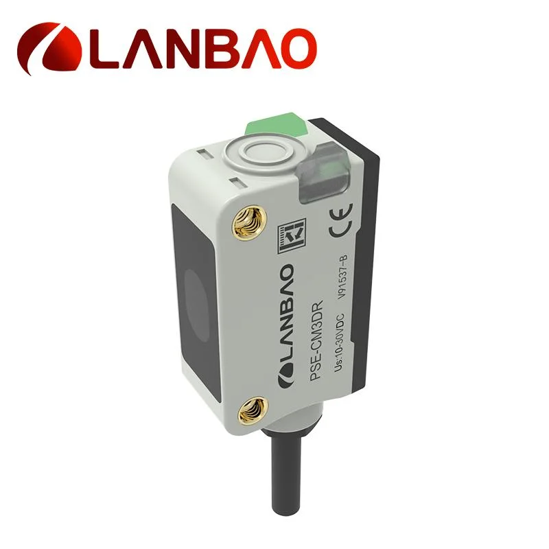 Lanbao Forma cuadrada de plástico 12VDC PNP NA/NC Sensores fotoeléctricos TOF