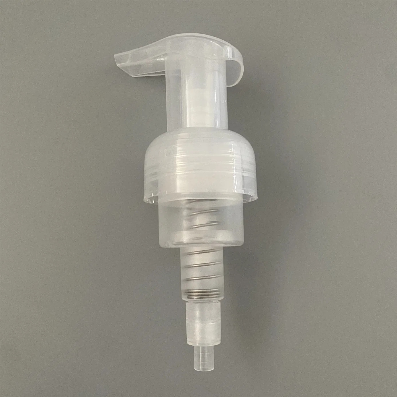 40mm Plastic Transparent Foam Pump for Body Cleaning Hand Cleaning Soap Pump for Foam with Left Right Locked