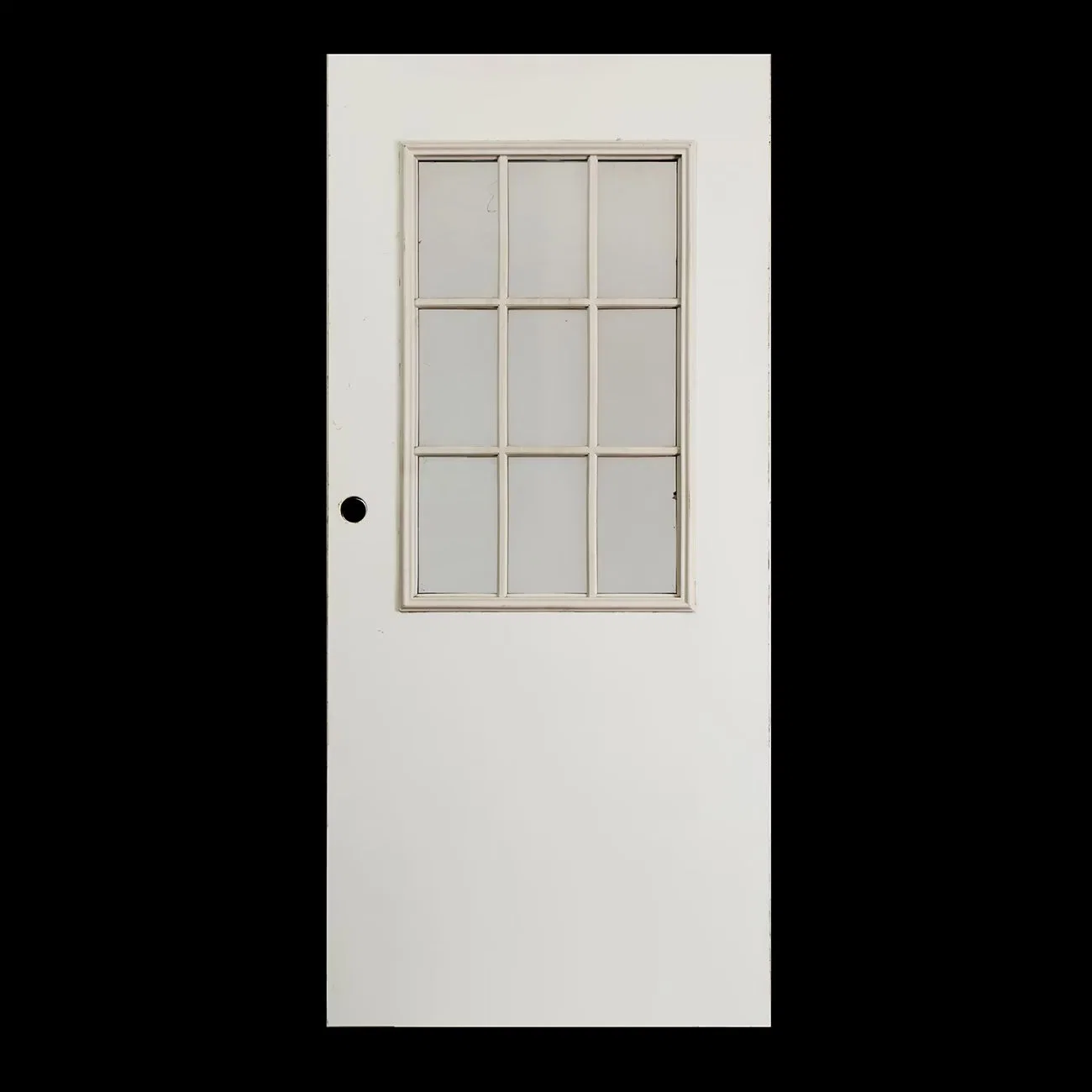 OT Venta 6 Panel Entrada Puerta metálica de Acero con Madera Pino Puerta Jamb