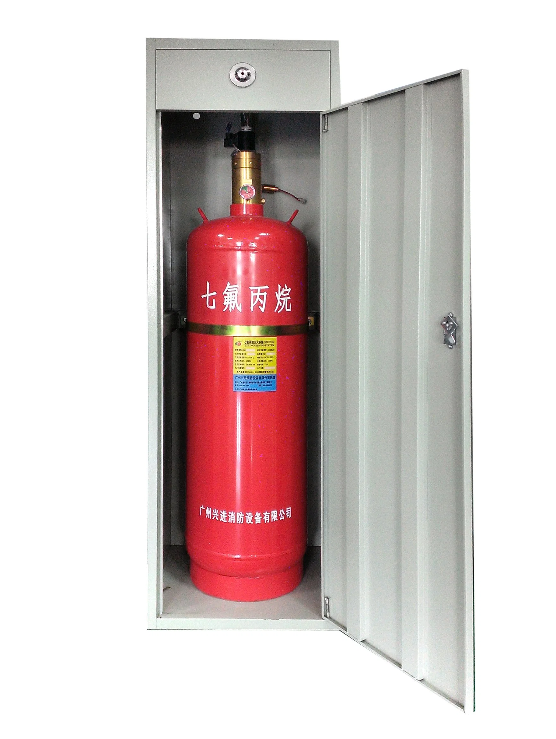 70L Cabinet Firefighting Suppression Equipment Filled with FM200 Without Pipeline