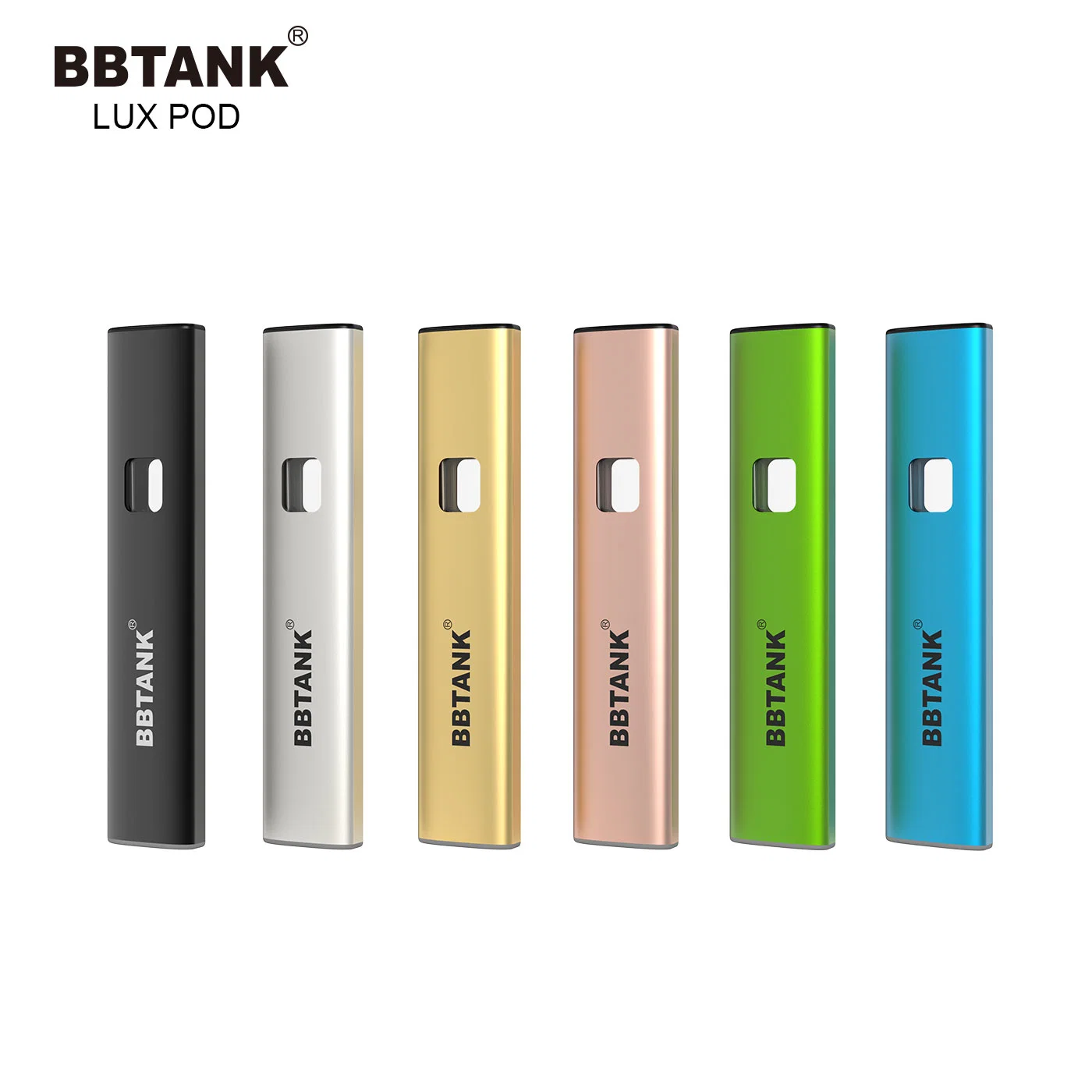 White Label Disposable/Chargeable Vapes Bbtank Lux Pod 2ml Empty Thco Vape Pen