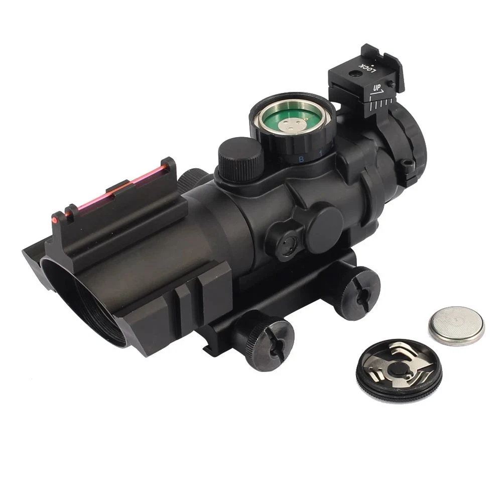 Spina 4X32 CB Red DOT Sight Hunting Scope Fiber Optics Scope Red DOT Scope