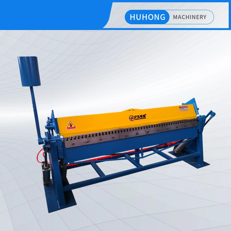 1.2 *1500 Plate HVAC Air Tube Pneumatic Folder Bending Machine, HVAC Duct Metal Sheet Tdf Flange Bender Folding Machine