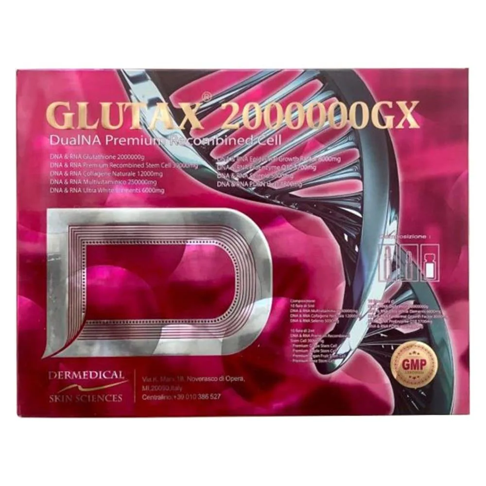 Glutax 75gx Dcrp 750000 para el blanqueamiento de piel clara