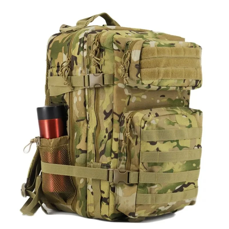 45L Bolsa Impermeable Mochila de Camuflaje para Gimnasio, Fitness y Viajes Mochila Camuflada para Hombres Mochila Táctica