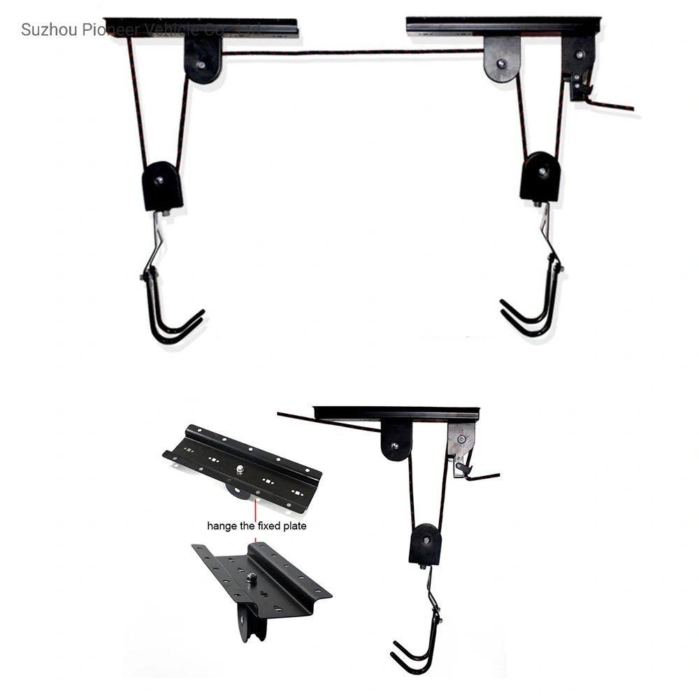 Customized Bicycle Kayak Storage Hoist Lift Cycling Ceiling Mounted Dirt Bike Lift Stand