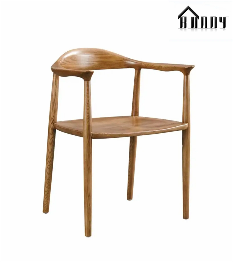 Outdoor Indoor Furniture Solid Ash Wood Dining Chair