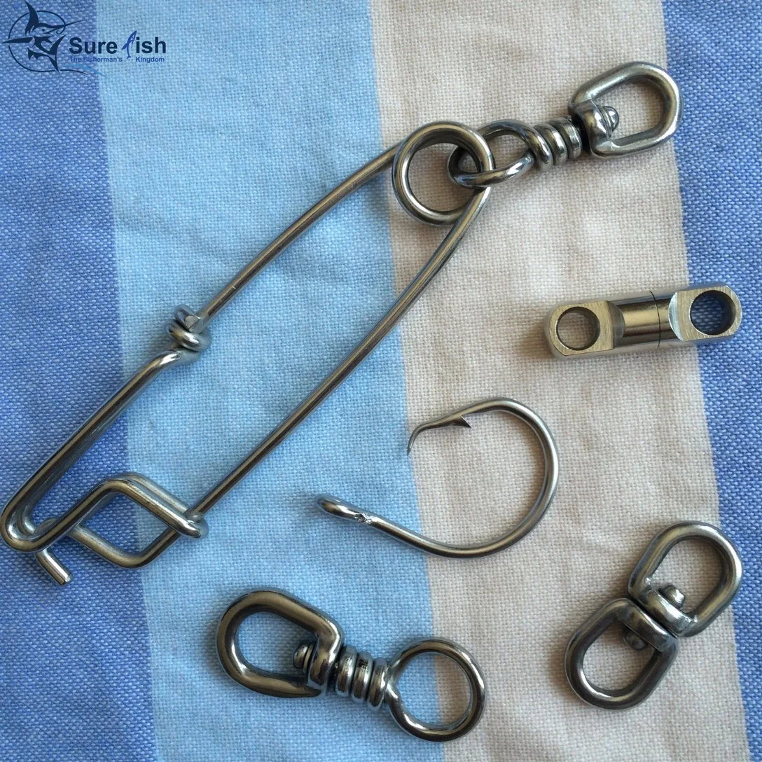 Wholesale Price Valued Stainless Steel Tuna Fishing Swivel Snap Hooks