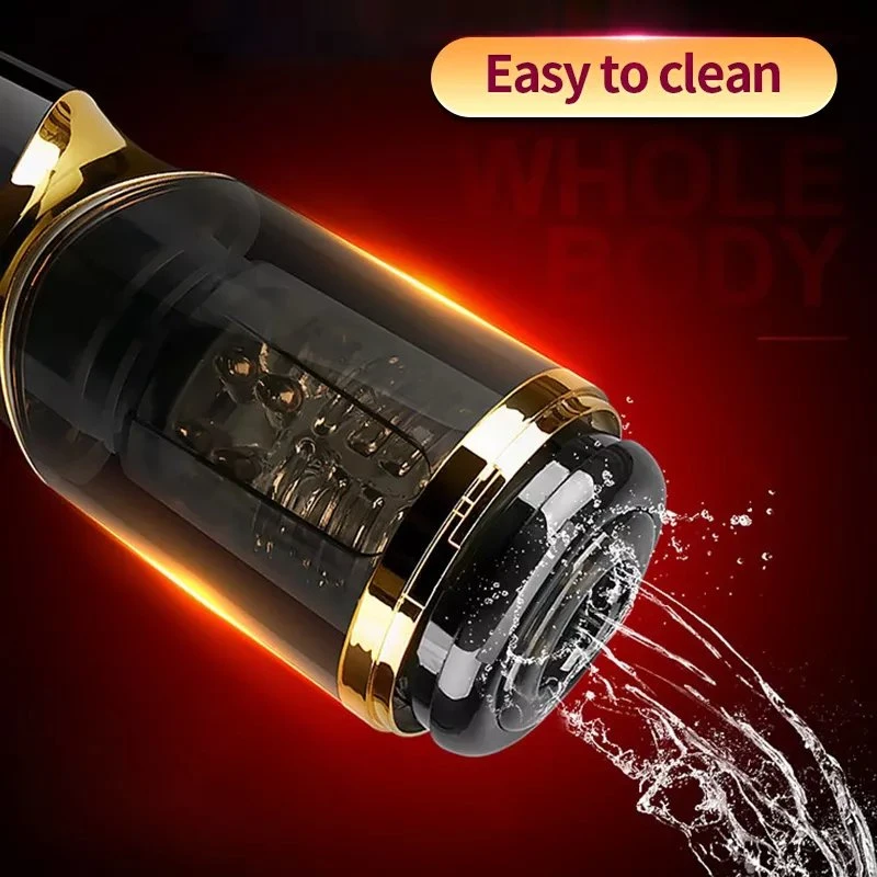 Automatic Telescopic Rotation Male Masturbation Cup 10*10 Modes Silicone Vagina Real Pussy Adult Masturbator Sex Toys for Men