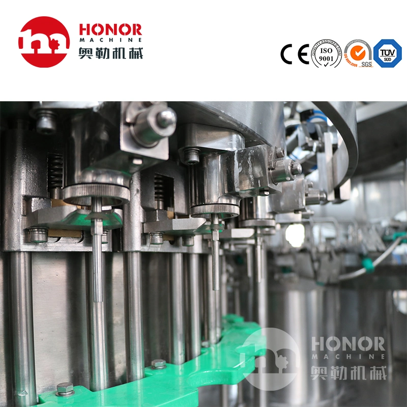 High Power Filling Sealing Device for Carbonated Drink/Mineral Water/Juice Production Line