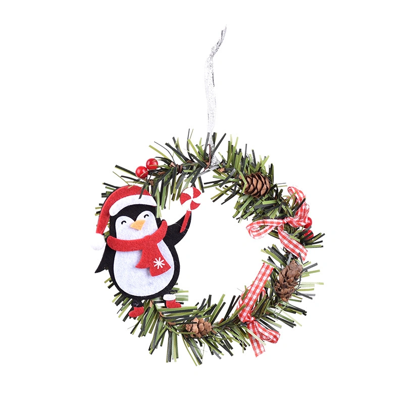 Christmas Wreath Hanging Festival Party Supplies Christmas Party Decoration Wreath Garlands