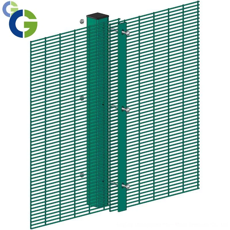 PVC Coated 358 Welded Mesh Anti Theft Fencing Anti Climb Fence for Garden