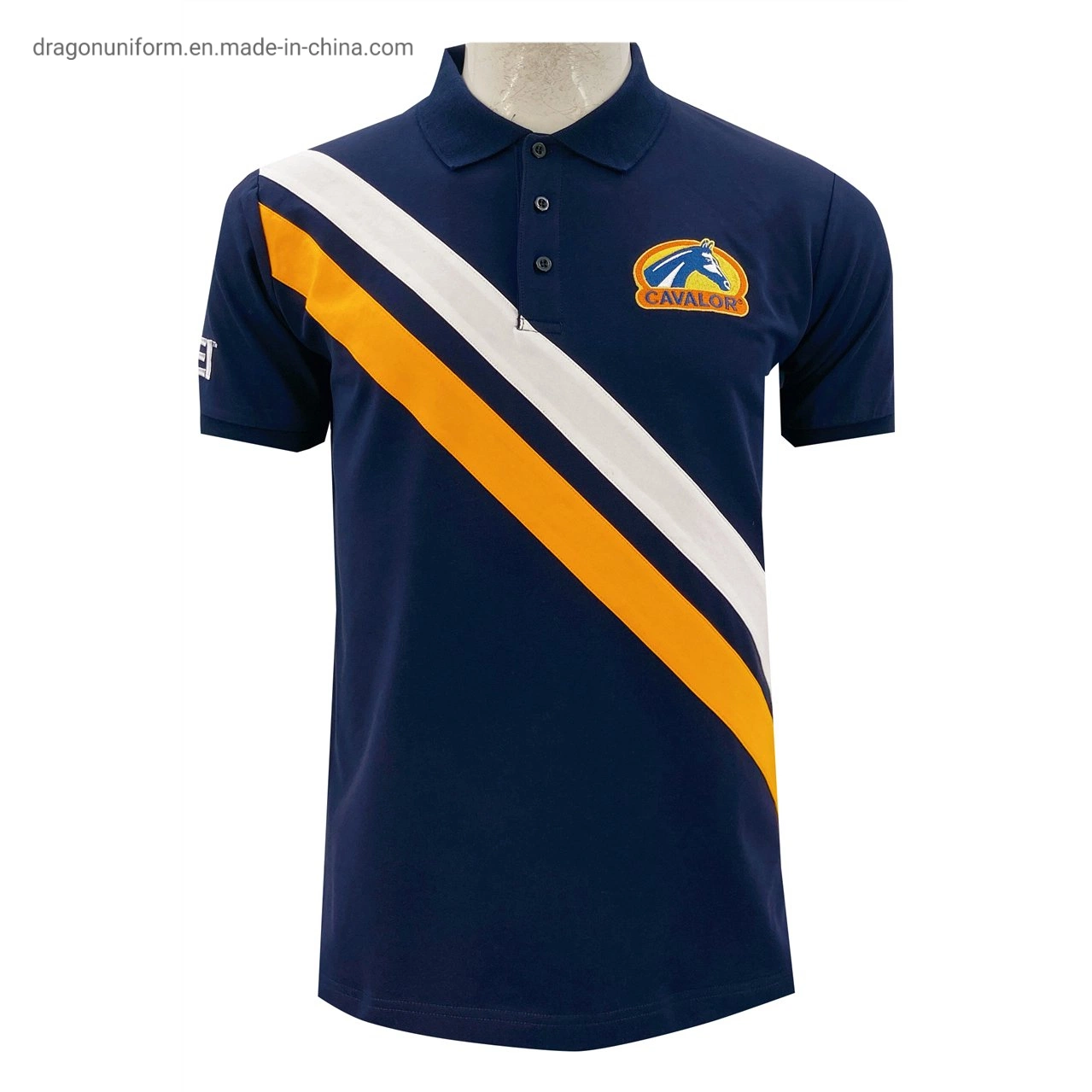 Customized Logo Casual Plain Short Sleeve Golf Men Cotton Embroidered Polo Shirt