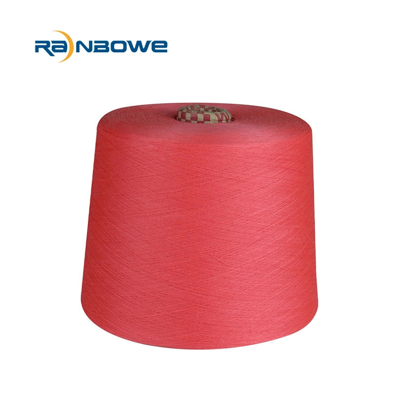 100% Polyester Ring Spun Knitting Yarn Polyester Spun Yarn for Socks