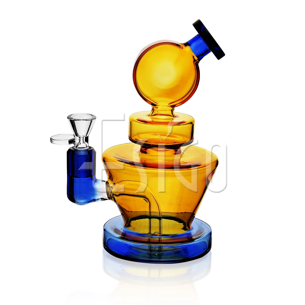 Esigo Wholesale/Supplier Popular Fast Shipping Daily Use Fashion Shisha Hookah Oil DAB Rig Smoking Glass Water Pipes with Bowls