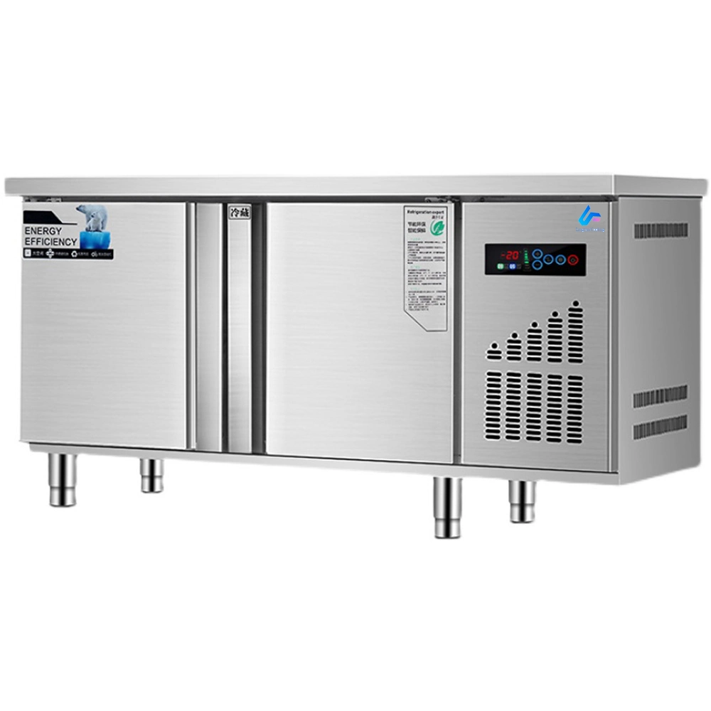 Air-Cooled Table Refrigerator Under Counter Refrigerator Commercial Counter Pizza Prep Table Refrigerator