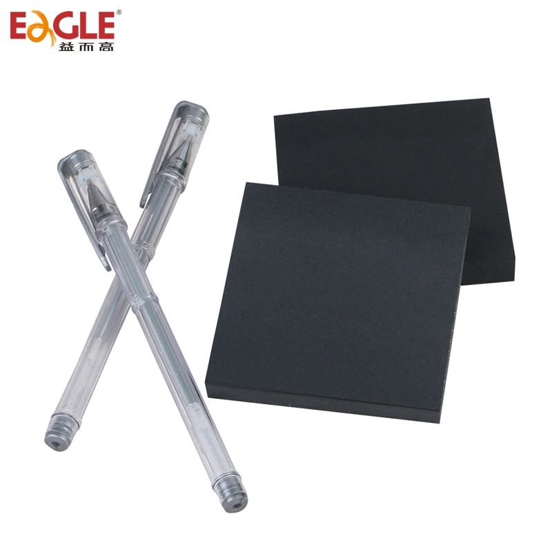 Eagle Hot Sale Sticky Note Office Stationery Black Sticky Notes Клейкая заметка для пакета Office Supply