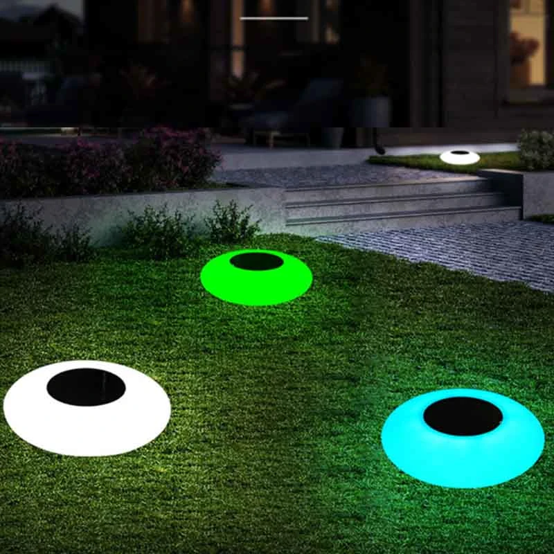 RGB Color Changing IP65 Plastic LED Pool Furniture Solar Oval Ball for Party, Event LED Lounge Beach Furniture