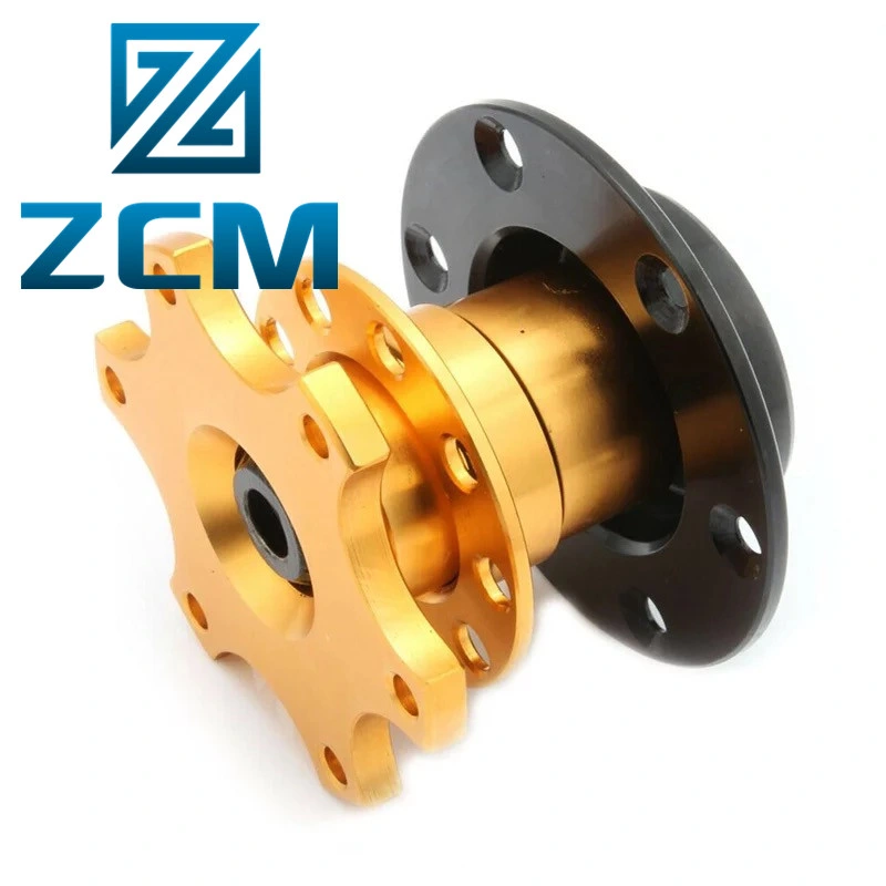 Shenzhen Custom Manufacturing Metal CNC Machining Automotive Parts Colorful Anodized Aluminum Vehicle Car Wheel Steering Quick Release