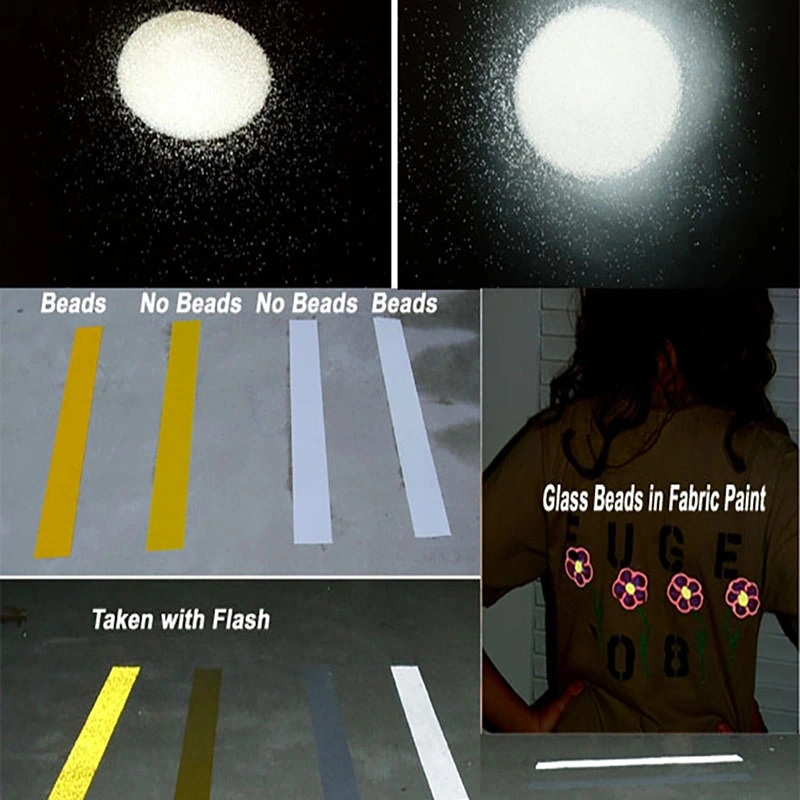 High Effiency Glass Beads Reflective Used for Road Signing