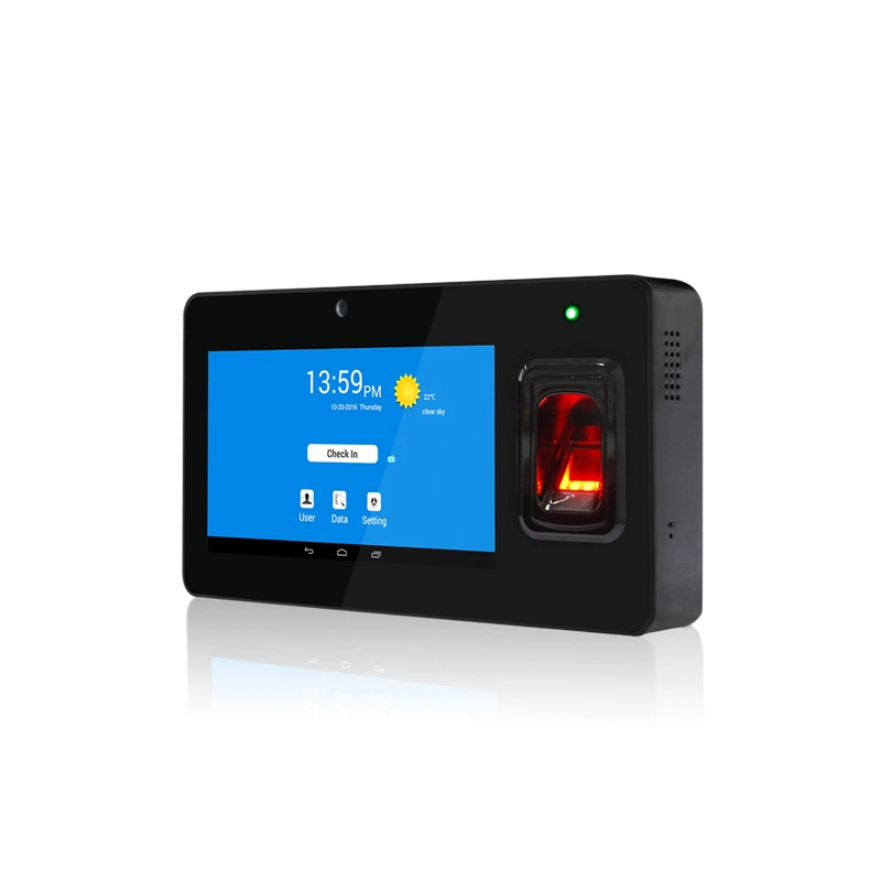 Built in Android System Fingerprint Time Attendance Terminal with Camera