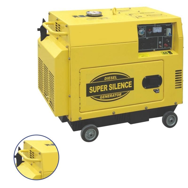 Extec Exd4500 Air-Cooled solo cilindro Super Silencioso Generador Diesel con protección contra sobretensión