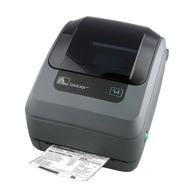 Zebra Gk420t Thermal Transfer Desktop Printer Print Width of 4 in USB and Ethernet Port Connectivity Gk42-102210-000