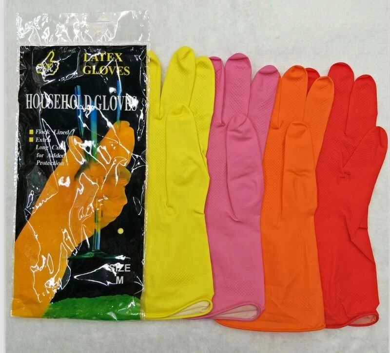 Industrial Glove Safety Working Rubber/PVC Glove with SGS Approved