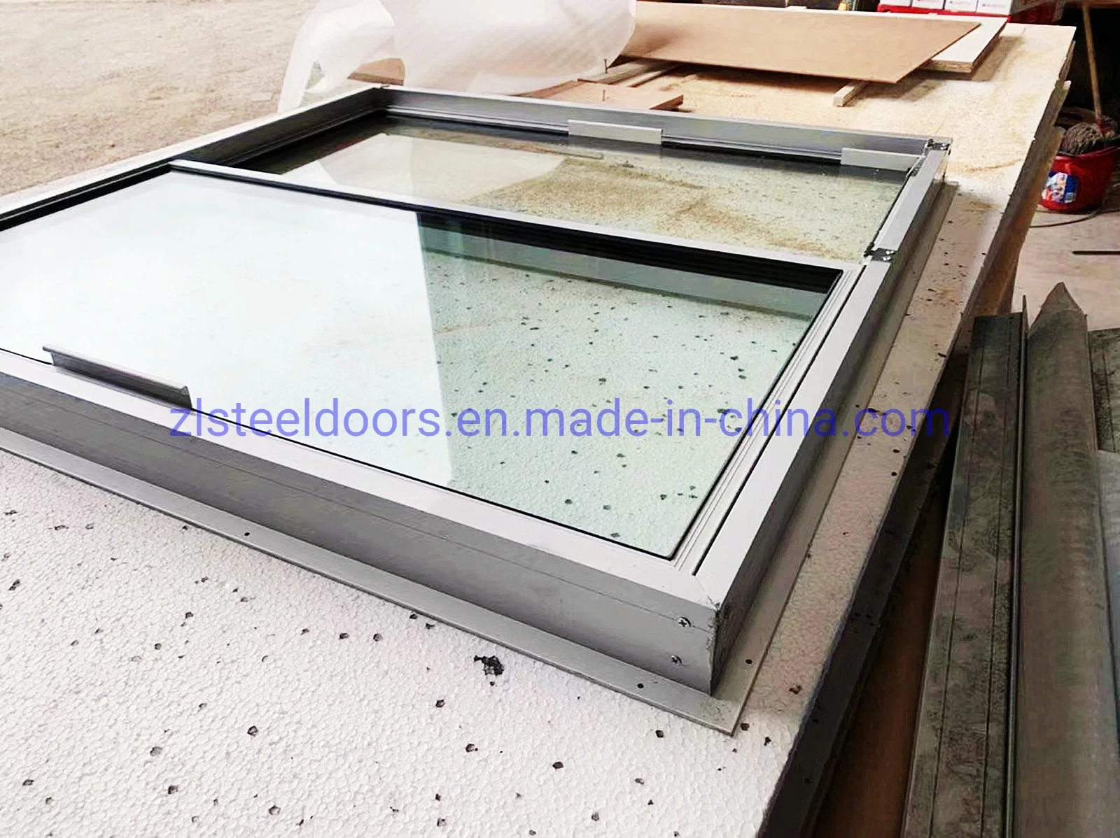 Aluminum Windows Double Glazed New Design Waterproof Shipping Container Sliding Windows