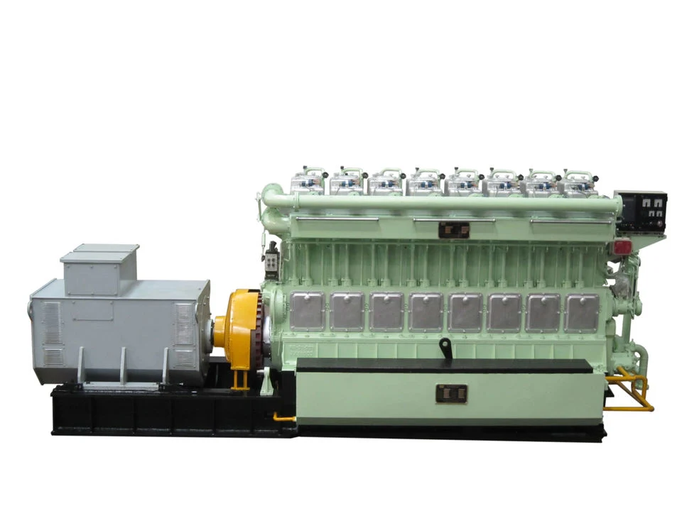 300 Series 500kw Low Speed Gas Generator Set by Wood Dust Sugar Crane Dust Bagasse