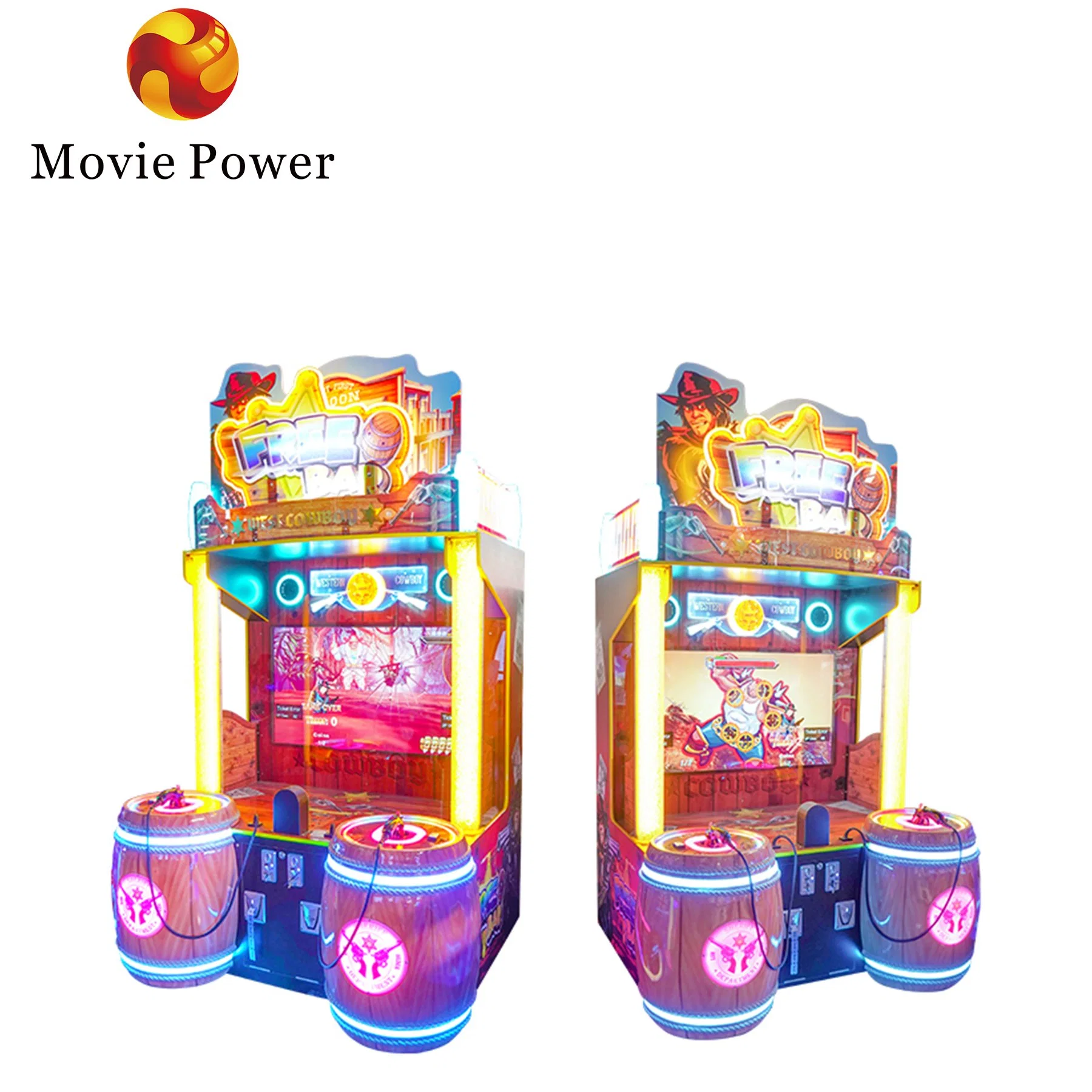 Coin Operated Arcade Video Game Shoot Machine Simulator Double Gun Play Machine Game Price