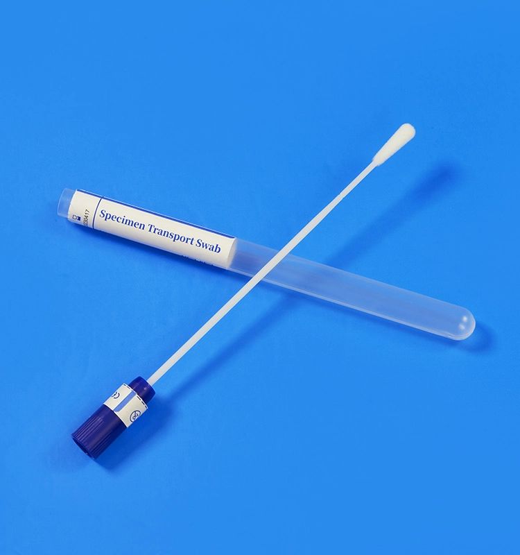 Disposable Sampling Swab 150mm Medical Oropharyngeal Swab Nylon Flocked CE FDA