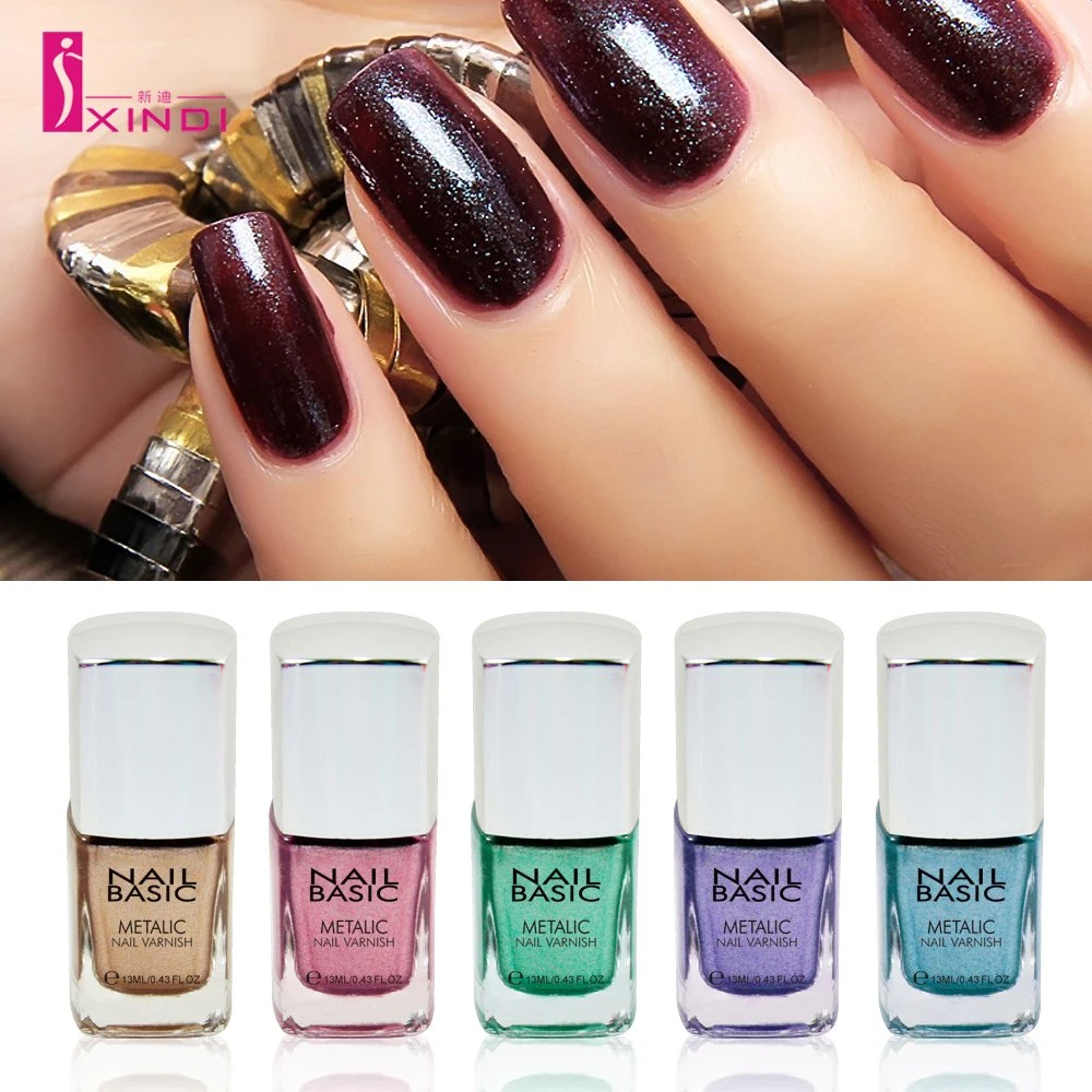 New Arrival OEM Private Label Quick Dry Metalic Nail Polish