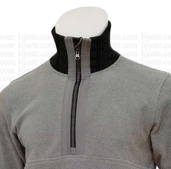 Men Fashion Fitness Style Stand Collar Winter Fleece Workwear