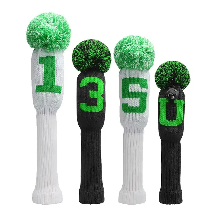 Knitted Golf Driver Headcover Knit Cover Golf Accessories High quality/High cost performance 