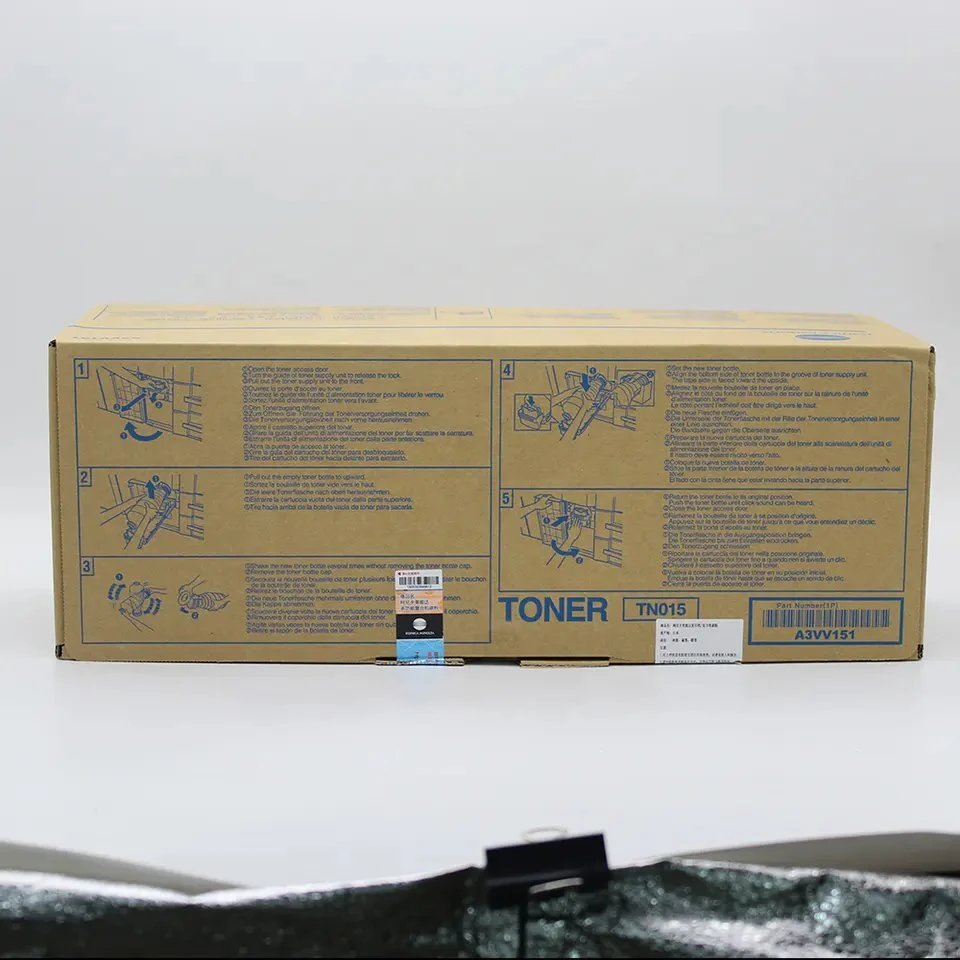 Genuine Konica Minolta A3V151 Tn015 Tn0014014لـ Bizhub PRO 951 خرطوشة الحبر الأسود