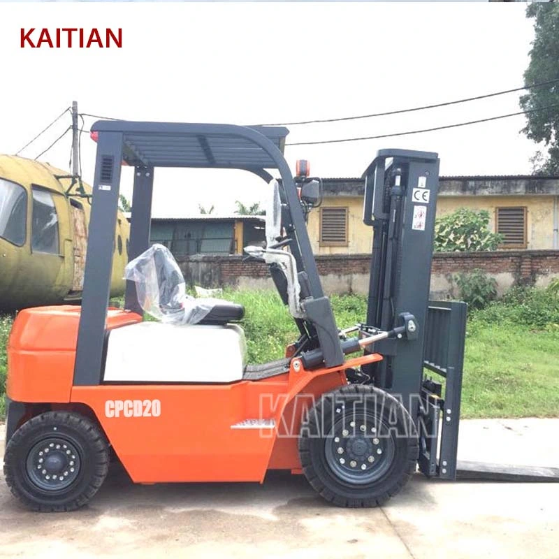 Electric Forklift 2 Ton Capacity Fork Lift Truck Hydraulic Stacker Trucks