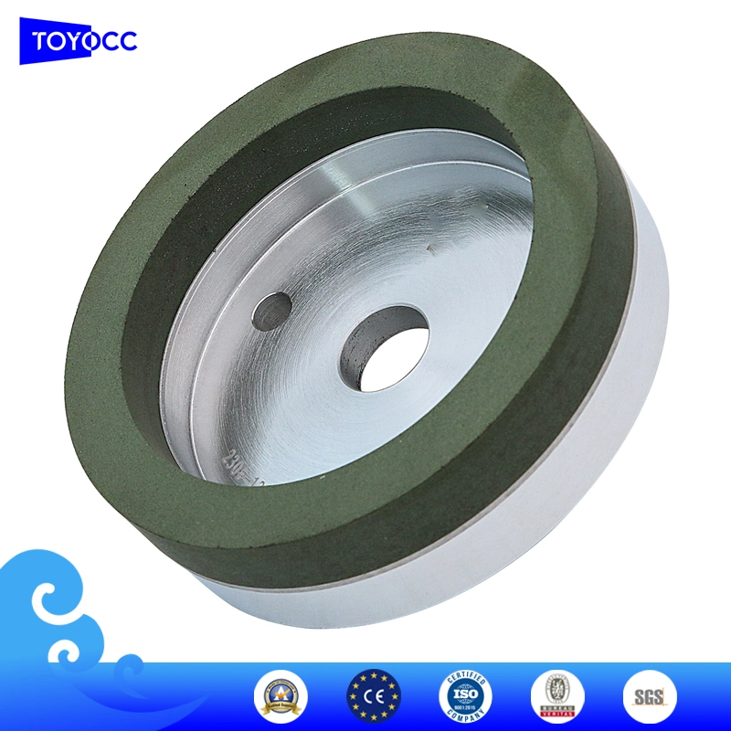 Glass Resin Bond Diamond Bevel Alumiun Plate Resin Wheel for Glass Grinding/Edging Machine Spare Parts