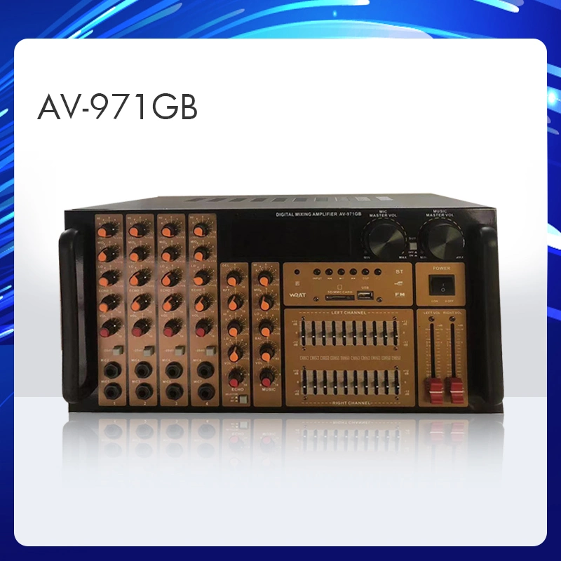 AV-971GB Sonido Karaoke Mini amplificador con ecualizador EQ