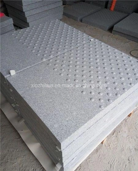 China Cheap/Light Grey/G603 Stone Flamed/Honed Paving/Cube/Kerb/Flooring Roadside/Garden/Walkside Granite Blind Tiles