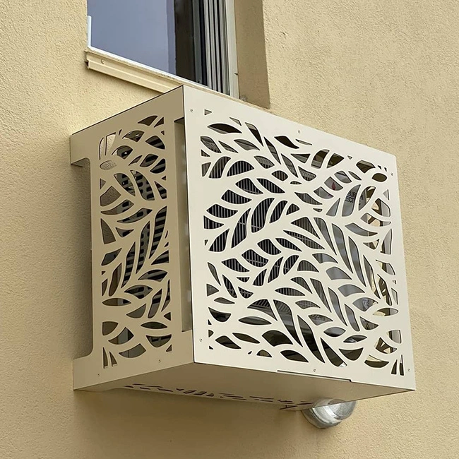 Laser Cut Outdoor Decorative Aluminum Air Conditioner Cover