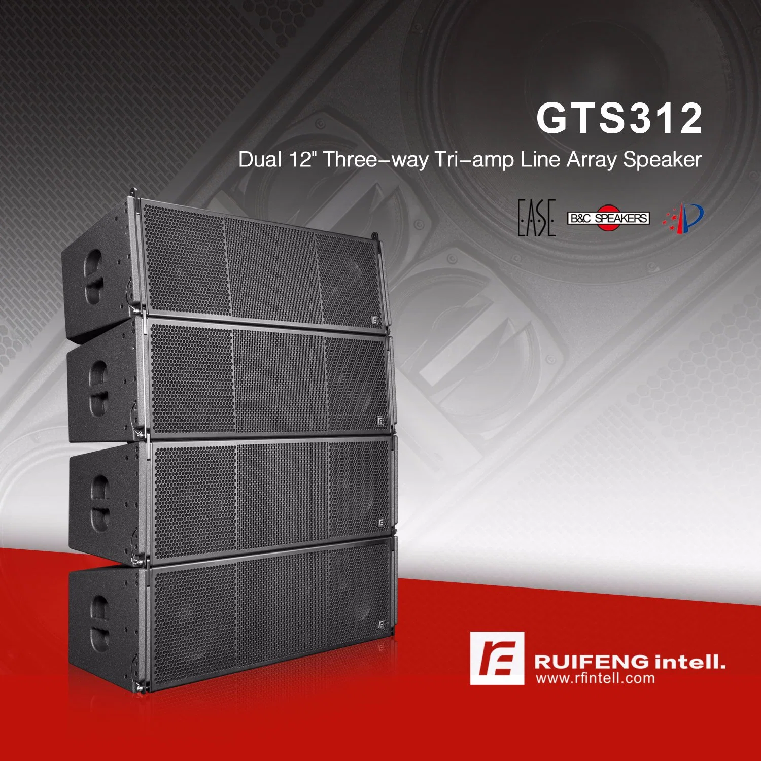 Outdoor High Quality Professional Audio Touring System Gts312 Lautsprecher Audio