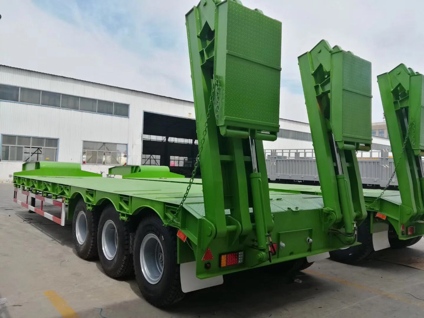 2/3/4 Achsen BPW Dropdeck Lowbed Semi Truck Trailer für Bagger Träger