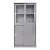 Steel Grey Office Furniture Glass Sliding Door Display Filing Cabinet