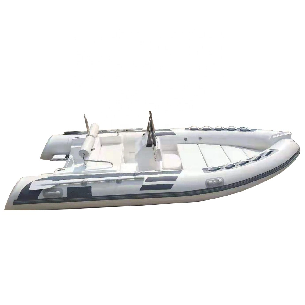 Aquaparx White PVC Double Deep Hull Fiberglass Inflatable Boat Rib 480 for Sale Netherlands